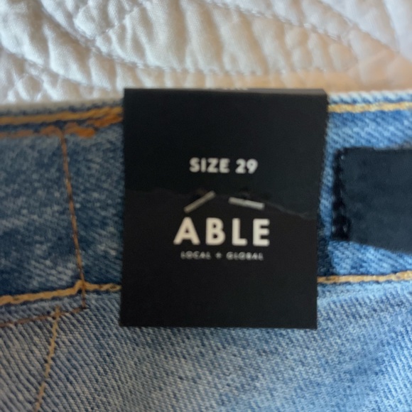ABLE light wash jeans women’s size 29 - Picture 4 of 4